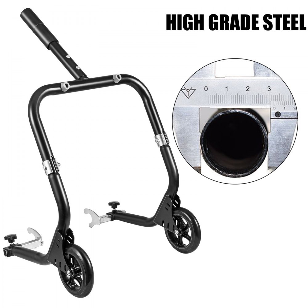 Vevor Paddockstand Achterwiel Motorcycle Rear Paddock Stands Zwart 222-349 Mm