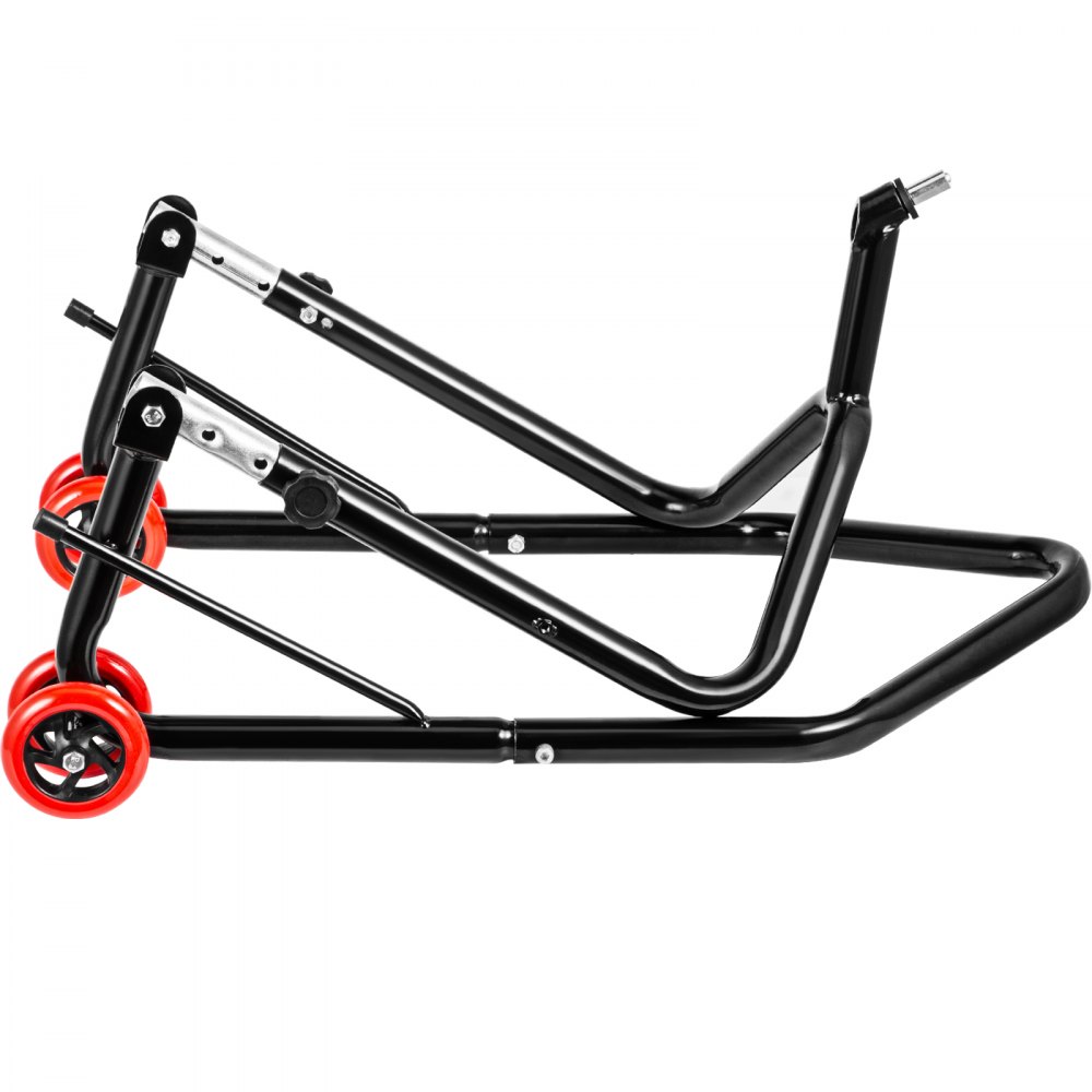 Vevor Paddockstand Voorwiel Motorcycle Front Paddock Stands Zwart Met 76 Mm Wiel