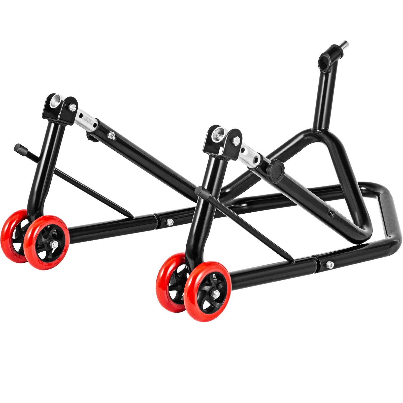 Vevor Paddockstand Voorwiel Motorcycle Front Paddock Stands Zwart Met 76 Mm Wiel