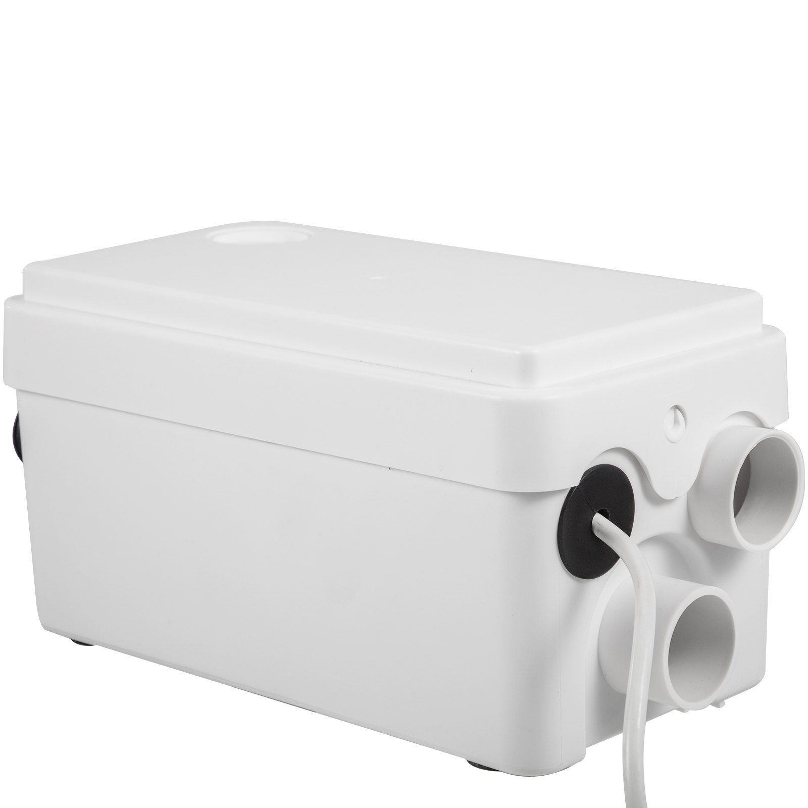 VEVOR Hefsysteem 250 W fecaliënhefsysteem 3000 omw/min kleine hefsysteem 80 l/min huishoudelijke pomp 2 waterinlaten afvalwaterpomp 1-35 °C fecaliënpomp ideaal voor het pompen van afval uit toiletten