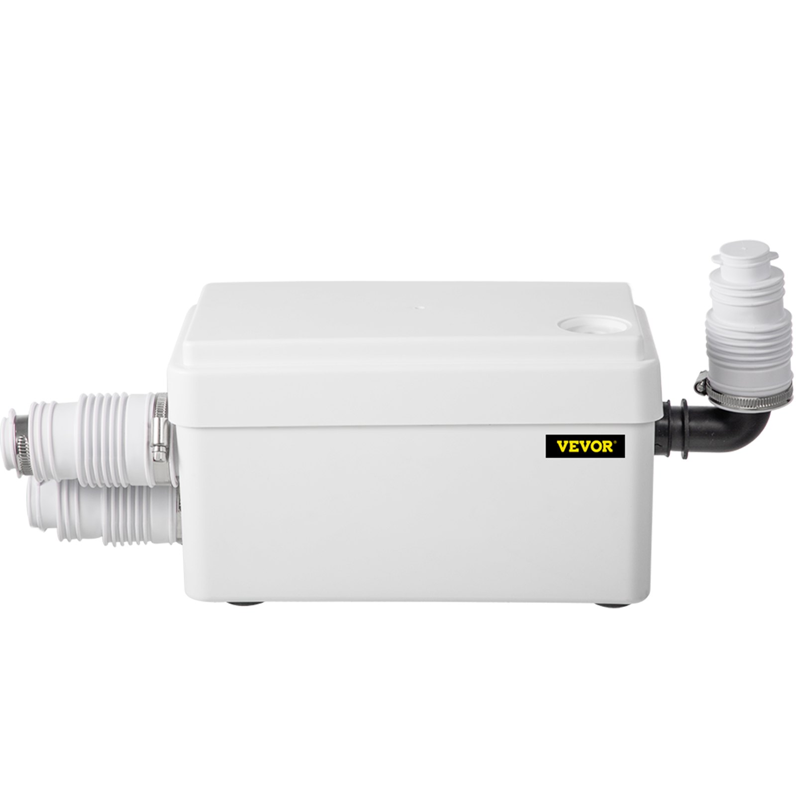 VEVOR Hefsysteem 250 W fecaliënhefsysteem 3000 omw/min kleine hefsysteem 80 l/min huishoudelijke pomp 2 waterinlaten afvalwaterpomp 1-35 °C fecaliënpomp ideaal voor het pompen van afval uit toiletten