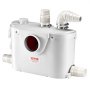 VEVOR Rioolpomp, 500 W, 110 l/min. Debiet, 8 m opvoerhoogte, Rioolpomp met 4 waterinlaten, Afvalwaterpompstation voor toilet, kelder, douche, wastafel, wasruimte, badkuip