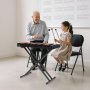 VEVOR Glockenspiel, 32-tonig, professioneel houten xylofoon-percussie-instrument met in hoogte verstelbare standaard van koolstofstaal, 4 stokken, draagtas, muziekinstrumentenset voor beginners