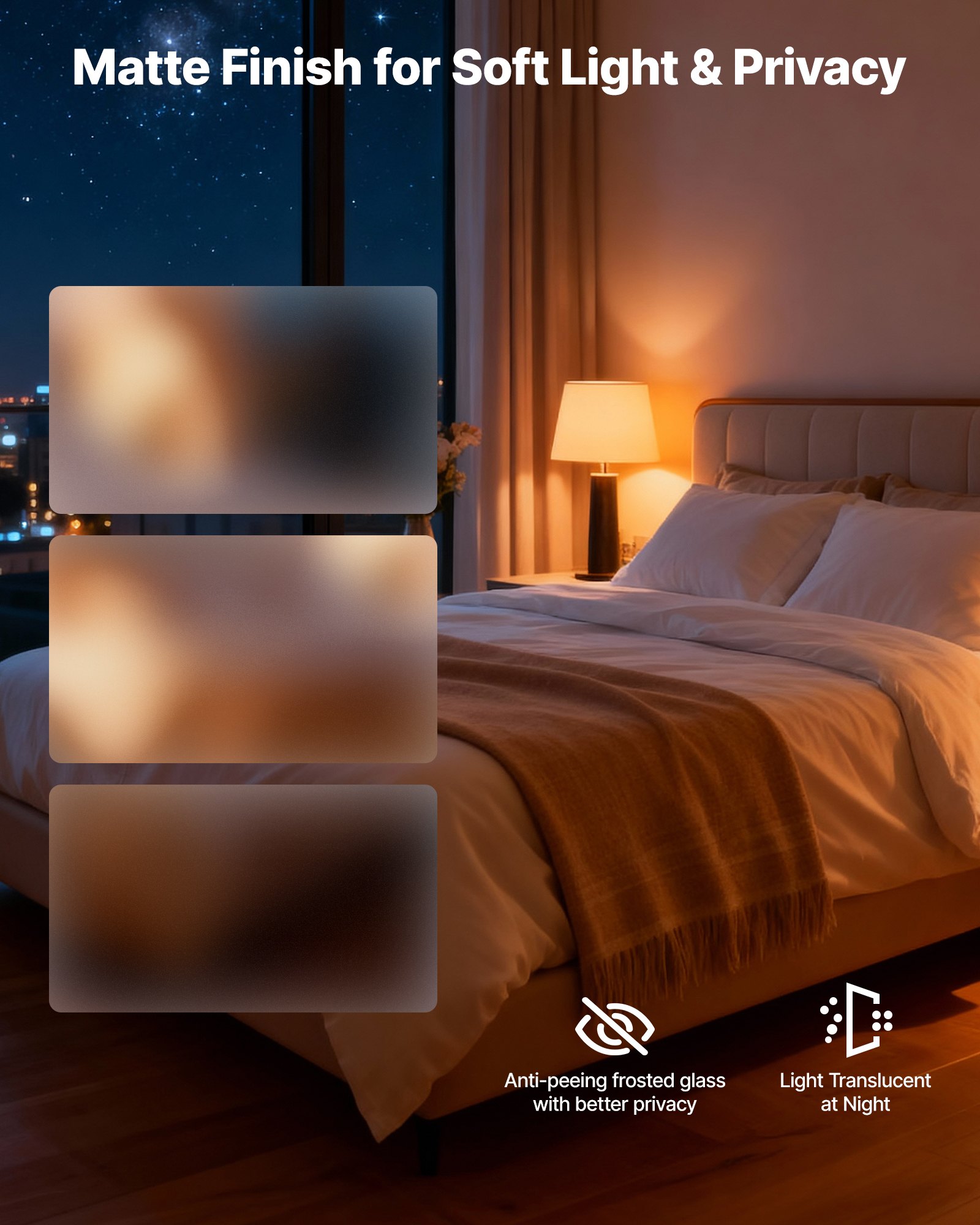 VEVOR Vouwschuifdeur in schuurstijl 914x2134 mm, vouwdeur gemaakt van MDF + gehard glas, inclusief beslag, ruimtebesparend ontwerp, voorgemonteerde panelen voor slaapkamer en woonkamer, wit