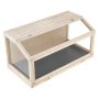 VEVOR Hamsterkooi, Knaagdierkooi, Knaagdierverblijf, Houten Hamsterkooi, 1000x520x505 mm, Kijkvenster van 270°, Knaagdierbestendig met Deksel, Ventilatie voor Goudhamsters, Dwerghamsters, Cavia's, Gerbils