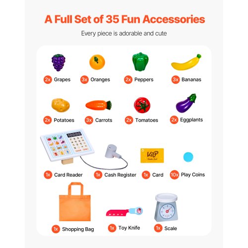 GOPLUS Kindersupermarkt, supermarkt gemaakt van hout, met kassa, POS- automaat en verkoopautomaat, rollenspel met 15 accessoires en bord, voor kinderen van 3 tot 8 jaar, groen GOPLUS Kindersupermarkt, supermarkt gemaakt van hout, met kassa, POS- automaat en verkoopautomaat, rollenspel met 15 accessoires en bord, voor kinderen van 3 tot 8 jaar, groen