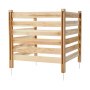 VEVOR Houten Privacy Hek, 914x914 mm 3-Panelen Lattenhek voor Airconditioning Units, Zwembad Apparatuur Omheining met Metalen Staanders, Buiten Afvalbak Schuilplaats als Tuindecoratie