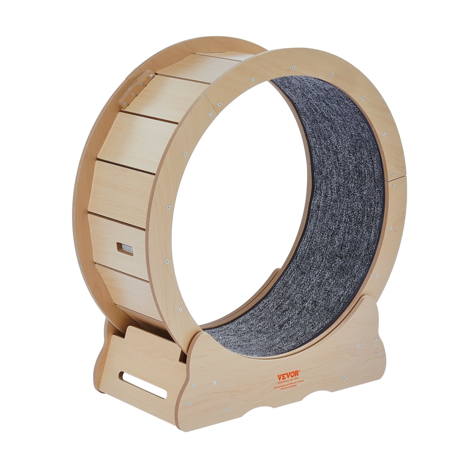VEVOR Kattenloopwiel, 750 mm, Loopband voor binnen met afneembare loopband, Kattenplaagmachine voor hardlopen, wandelen en training, Loopwiel voor katten, Geschikt voor de meeste katten tot 3,6 kg