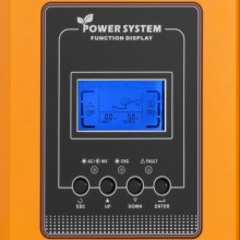 VEVO Pure Sine Wave Power Inverter with 3000W Nominal 9000W Peak, DC 12V AC 110V Pure Sine Wave Off-Grid Power Inverter With Battery AC Charger LCD Display Low Frequency Solar Converter