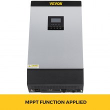 VEVOR 5000VA Power Inverter Island Inverter 48V With AC Charger 0-55 ° C, Solar Inverter Charger MPPT with LCD Setting Design