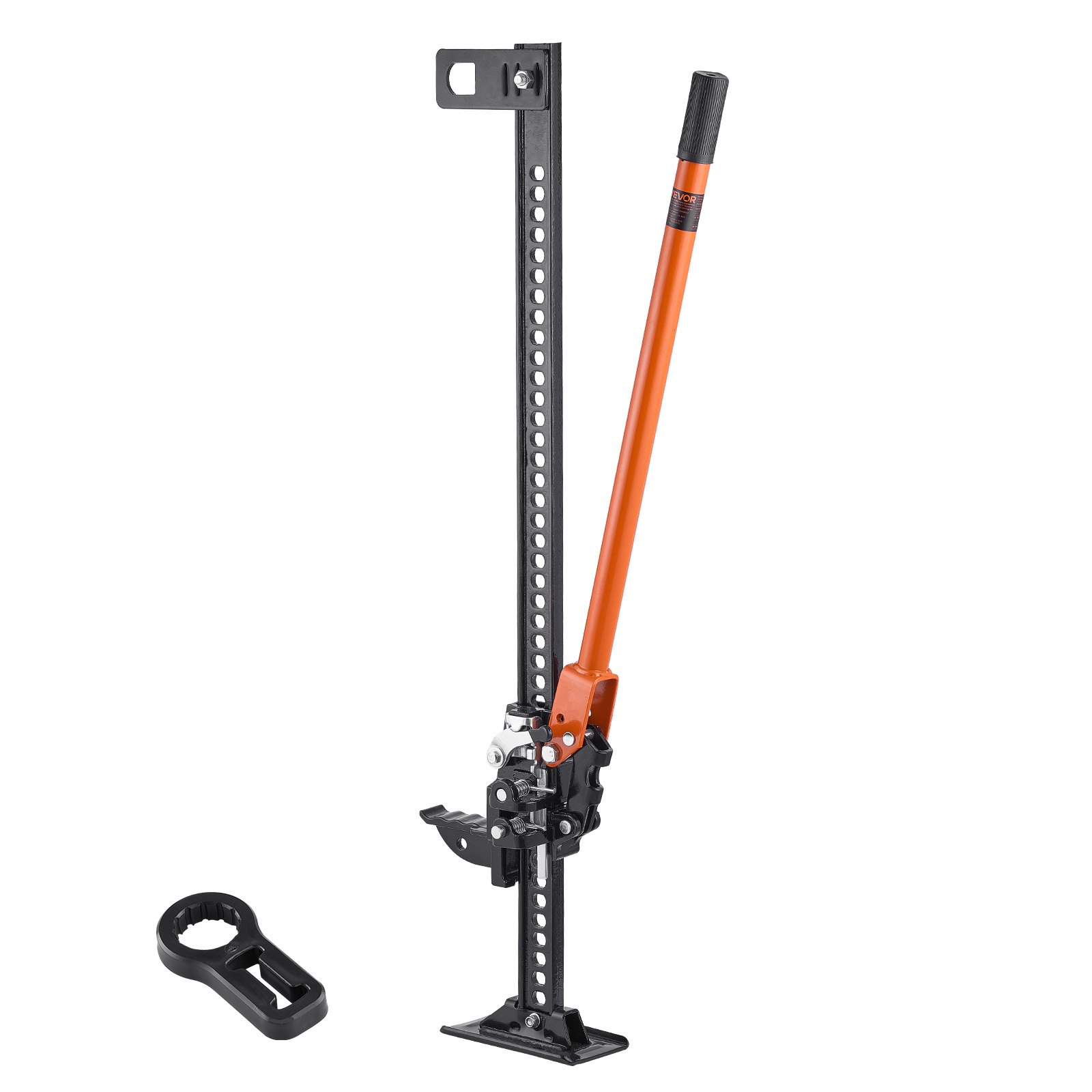 VEVOR Farm Jack (1075 mm hoog) Offroad High Lift Farm Jack (3,18 t hefvermogen) Offroad Commercial Jack, Bumper Jack Heavy Duty Hefplatforms met 130,1-929,6 mm hefbereik voor trekkers en vrachtwagens