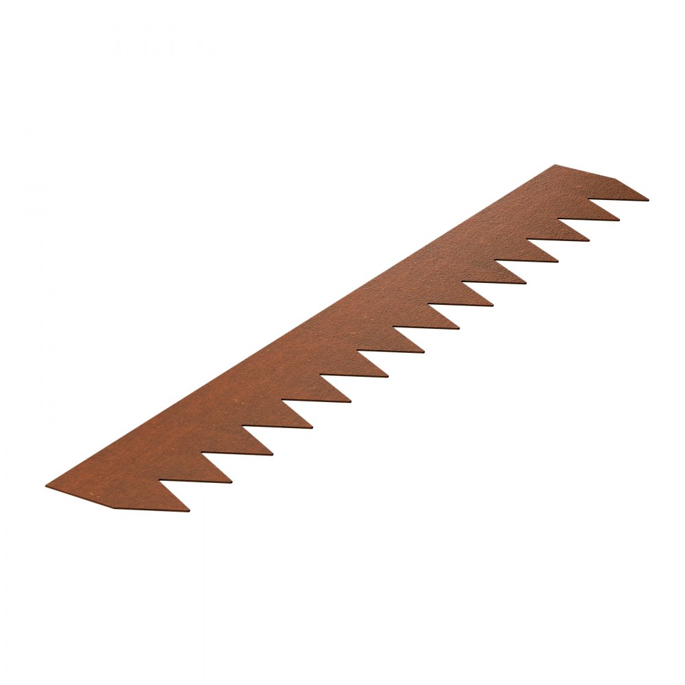 VEVOR Gazonranden, 6-pack 1016x152,4x1,5 mm, Voorgeroeste Metalen Bedrand, Buigbare Tuinrand, Bedrand, Scheiding voor Bloemperken en Tuinpaden