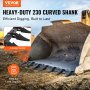 VEVOR Shovel Rack 60" Heavy Duty Tractor Shovel 7 Tandenrail voor Lader Tractor Schranklader 2096kg Laadvermogen Vastgeschroefd ontwerp voor efficiënte gronduitgraving en schopbescherming