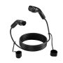 VEVOR EV Charger Extension Cable, 16Amp 23 ft/7 m Max 11 kW Extension Cord Compatible with Type 2 Electric Vehicle Chargers, 3-Phase AC 480V 50Hz IP65 Heavy Duty Car Charging Cable with Carrying Bag