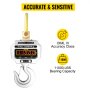 VEVOR 5000kg 11000lbs Digital Crane Scale Heavy Duty Crane Scale Industrial Digital Hanging Scale Weight LED