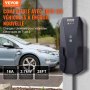 VEVOR Draagbare EV-lader 3,68 kW Elektrische voertuiglader EV-laadkabel Type 2 (IEC62196) CEE 7/7-stekker 8-16A 1-fase EV-laadstation 8,6 m kabellengte IP66 waterdichte wanddoos