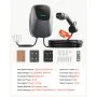 VEVOR Wallbox EV-laadstation 11 kW driefase 400 V type 2 5 m IP65, EV-lader voor alle elektrische voertuigen en plug-in hybrides, 16 A slimme autolader met app-bediening en led-display