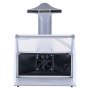 VEVOR Airbrush Spuitcabine, Airbrush Verfspuitcabine Set 4 m³/min, met LED-verlichting, Afzuigventilator en Afzuigverlengslang, voor het beschilderen van modellen, kunst, knutselen, modeltaarten