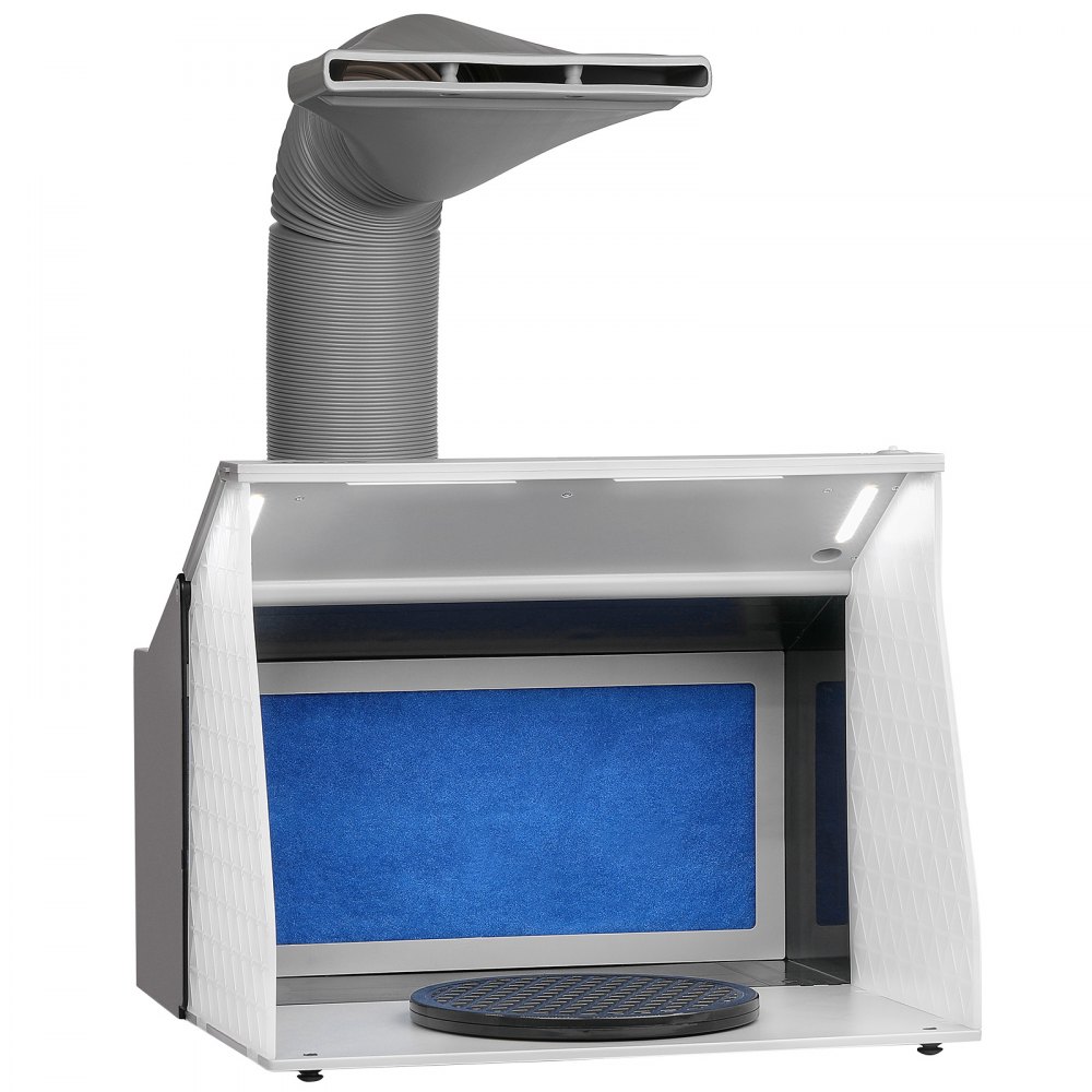 VEVOR Airbrush-spuitcabineset 405 x 330 x 355 m, draagbare airbrush-afzuiger, airbrush-spuitcabine-afzuiger 5,2 m³/min met dubbele ventilatoren voor airbrush-modelbouw, schilderwerkzaamheden, enz.