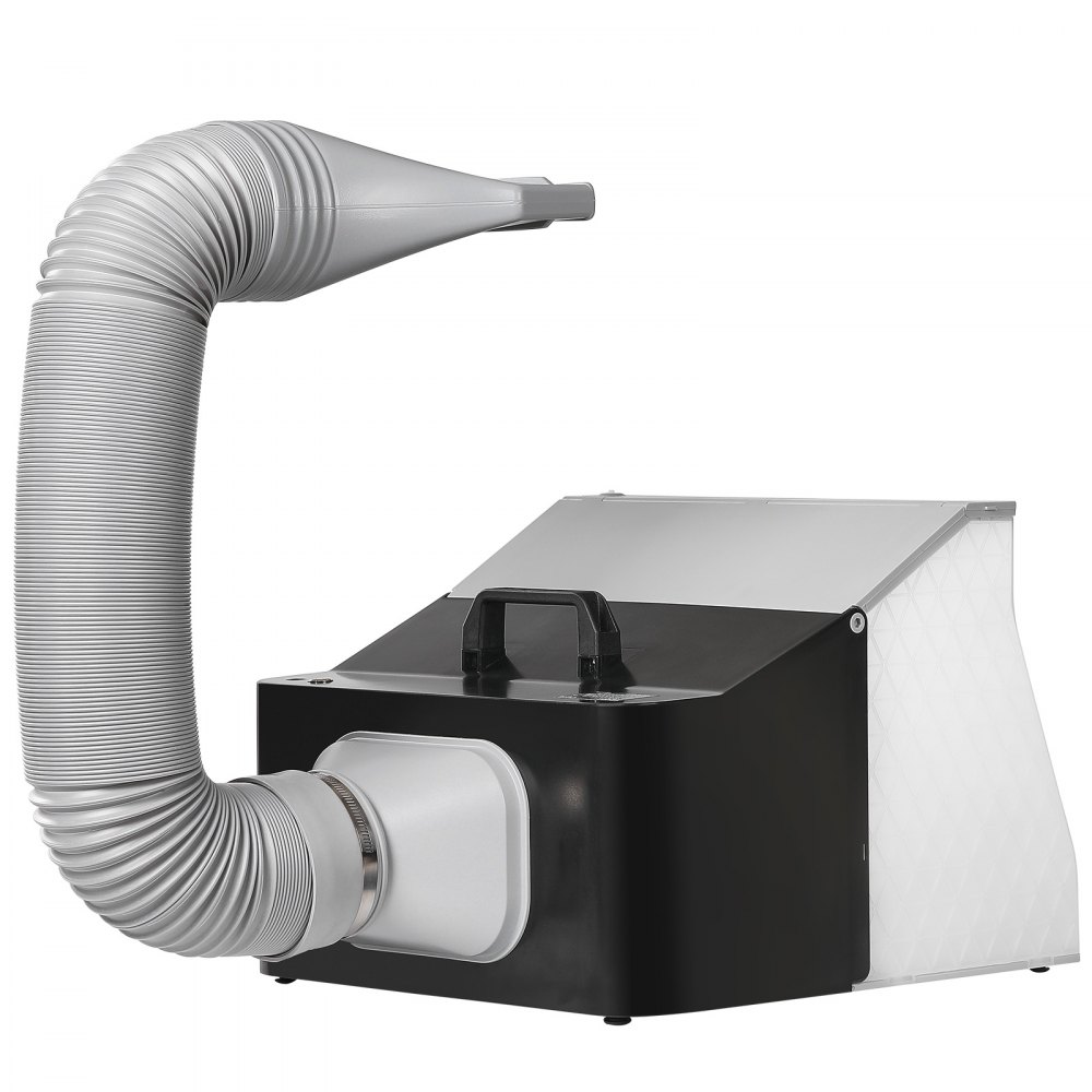 VEVOR Airbrush-spuitcabineset 405 x 330 x 355 m, draagbare airbrush-afzuiger, airbrush-spuitcabine-afzuiger 5,2 m³/min met dubbele ventilatoren voor airbrush-modelbouw, schilderwerkzaamheden, enz.