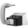 VEVOR Airbrush-spuitcabineset 405 x 330 x 355 m, draagbare airbrush-afzuiger, airbrush-spuitcabine-afzuiger 5,2 m³/min met dubbele ventilatoren voor airbrush-modelbouw, schilderwerkzaamheden, enz.