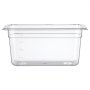 VEVOR GN 1/3 containers, 15 cm diep, set van 6, voedselcontainers met deksels, PC voor restaurants, buffetten en saladebars, 327 x 178 x 154 mm, -40 tot 100 °C, vaatwasmachinebestendig, stapelbaar, schaalverdeling