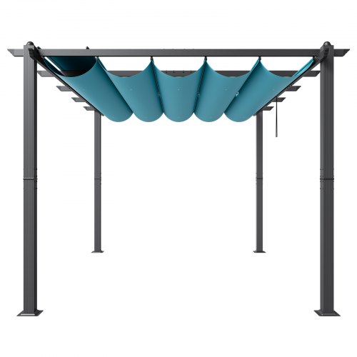 Waterdicht rechthoekig zonnescherm, 95% uv-bescherming, buitenluifel voor tuin, terras, tuin, tuin, feest, met touw (rood, 4 x 7 m