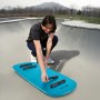 VEVOR Balance Board Houten Set voor Volwassenen (76 cm), Wiebelplank met een draagvermogen tot 200 kg, inclusief rollers, magnetische stoppers en opbergbak, balanstrainer voor surf- en coretraining, fysiotherapie, blauw