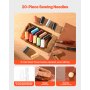 VEVOR Leather Working Tools Kit, 92 PCS Leather Craft Tools with Portable Leather Storage Bag, Engraving Punching Sewing Stamping Sanding Tools, Ideal for Beginners DIY Enthusiasts and Professionals