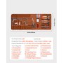 VEVOR 92-delige set leerbewerkingsgereedschap met draagbare opbergtas van canvas, grafisch gereedschap, stansgereedschap, naaigereedschap, snijgereedschap, ideaal voor beginners en professionals.