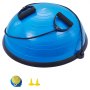 VEVOR oefenbal fitnessbal sportbal yogabal 584 mm half blauw balans
