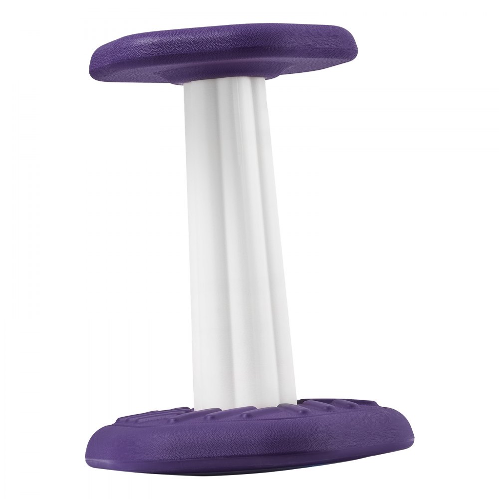 VEVOR Kids Wobble Chair, Active Chair with Sponge Cushion, Wobble Stool Improves Focus, Posture and Calm Children, Ideal for Schools and Home, Age 7-14, Purple