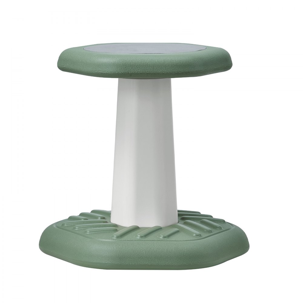 VEVOR Kids Wobble Chair Active Chair  with Sponge Cushion, Wobble Stool Improves Focus, Posture and Calm Children, Ideal for Schools and Preschools, Age 3-7, Green