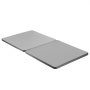 VEVOR Bunkie Board Bed Board voor Tweepersoonsbedden (1900 x 1330 x 38 mm) met 200D Oxford-stof, houten matrastopper voor Tweepersoonsbedden, eenvoudig te installeren ondermatrasondersteuning, 2-delig grijs
