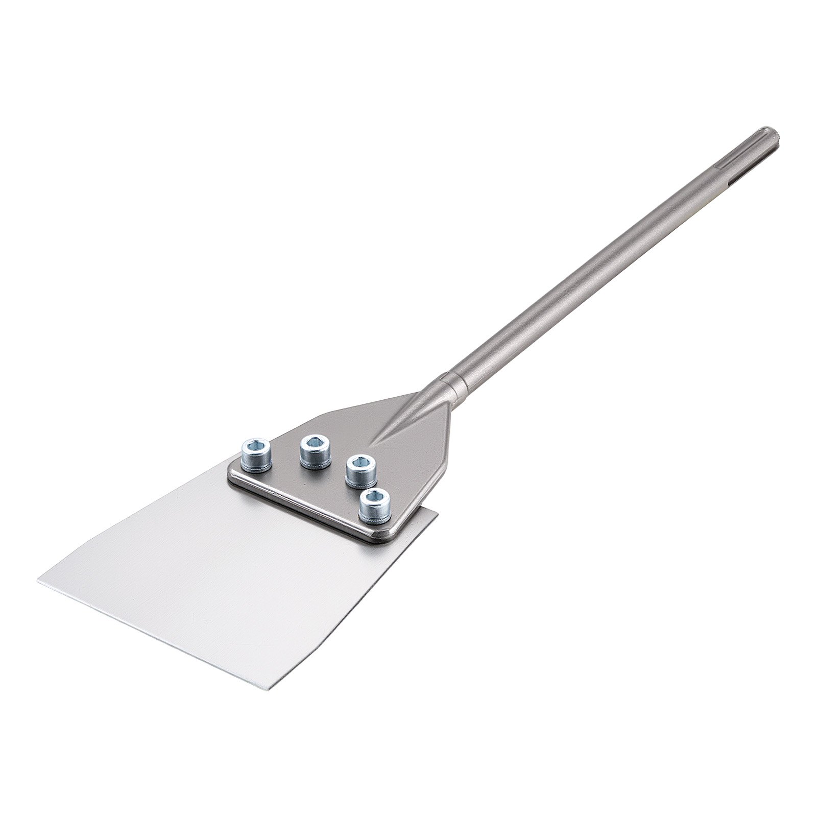 VEVOR Spatelbeitel 60x15 cm, platte beitel met SDS Max-schacht, compatibel met roterende hamers, hittebehandeld 40Cr gelegeerd staal, voor het verwijderen van laminaatvloeren, tegels en mortel.