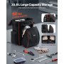 VEVOR Welding Backpack, 33L Welder Backpack with Insulated Bag & Helmet Bag, 600D Polyester Extreme Gear Pack for Tools and Helmet, Multi-Purpose Gear Storage Bag for Welding, Outdoor Camping, Hiking