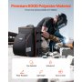 VEVOR Welding Backpack, 33L Welder Backpack with Insulated Bag & Helmet Bag, 600D Polyester Extreme Gear Pack for Tools and Helmet, Multi-Purpose Gear Storage Bag for Welding, Outdoor Camping, Hiking