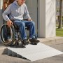 VEVOR Drempelhelling, 677x865x138 mm, rolstoelhelling van aluminiumlegering met een draagvermogen van 360 kg, stoeprandhelling voor thuisgebruik, geschikt voor rolstoelen, scooters, looprekken, fietsen en driewielers.