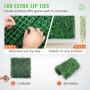 VEVOR Artificial Boxwood Panel 12pcs 10" X 10" Grass Hedge Wall Mat for Fence