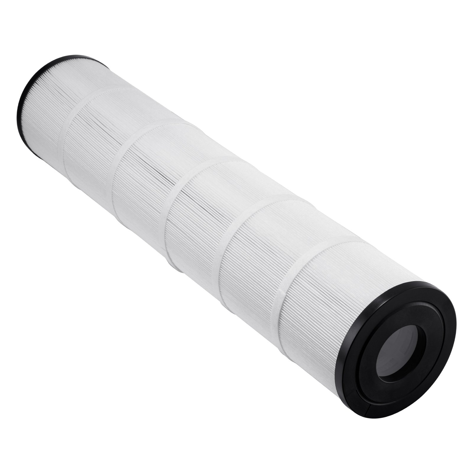 VEVOR zwembadfilterpatroon, 4-pack, vervangingsfilter 12 m², waterfilter, compatibel met Pentair CCP520, R173578, PCC130, veilig voor kinderen en huisdieren, drievoudig geplooid, gemakkelijk schoon te maken