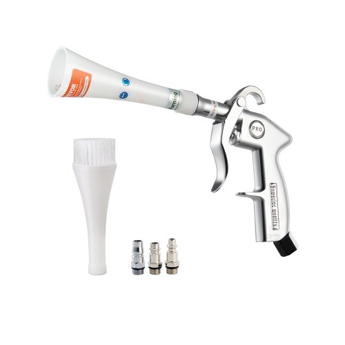 VEVOR perslucht reinigingspistool 6 tot 9,2 bar hogedruk reinigingspistool 2 sproeiers