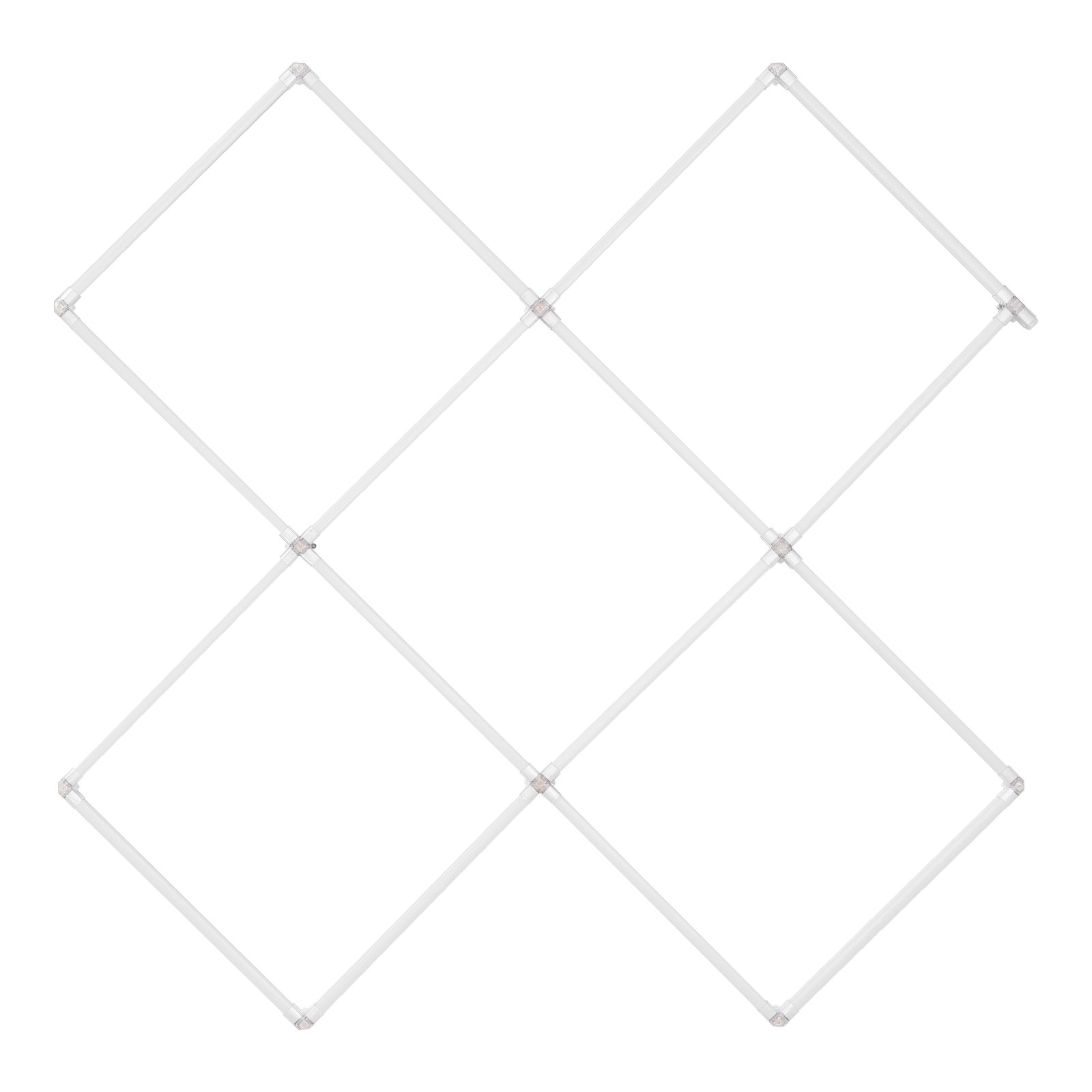 VEVOR LED Garage Light, 5 vierkante, koelwitte plafondlamp voor werkplaats, 22.000 lm, 6500 K, superheldere doe-het-zelf garageverlichting voor kelder, magazijn en autosalon