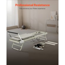 VEVOR Opvouwbare Pilates Reformer Pilatesmachine Home Gym 181kg