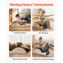 VEVOR Pilates Ruggengraat Correctie Yoga Accessoire voor Thuisgym, Rubberwood Fitness Trainingsapparatuur, Curved Fitness Body Trainingsapparatuur, voor Ruggengraat Oefeningen Balans