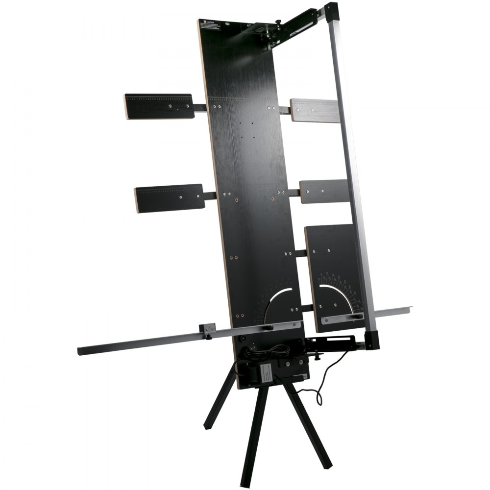 VEVOR Styrofoam Snijder Max. Snijlengte 115cm Max. Snijdikte 42cm Piepschuim Snijapparaat 0-90° Piepschuimsnijder Thermozaag 200 W Schuimsnijder met Standaard Zijplaten 6 Snijdraden voor Snijschuim