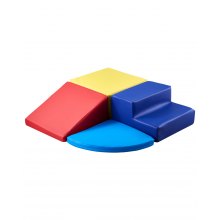 VEVOR Zachte Bouwstenen Reuze Bouwstenen Schuim Bouwstenen Grote Bouwstenen 4-Delig