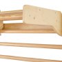 VEVOR Swedish Ladder Wall Gym, 5 in 1 Wooden Indoor Playground Climbing Toys, 220 lbs Load Capacity Swedish Wall Ladder with Pull-Up Bar, Gymnastic Rings, Wall Ladder, Rope Ladder, and Slide Board