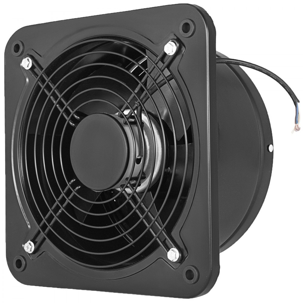 VEVOR Industrial Ventilation Extractor air blower fan ventilation fan commercial Metal Axial Exhaust 250MM/10 Inch Air Puller Fan (250MM/10 Inch)