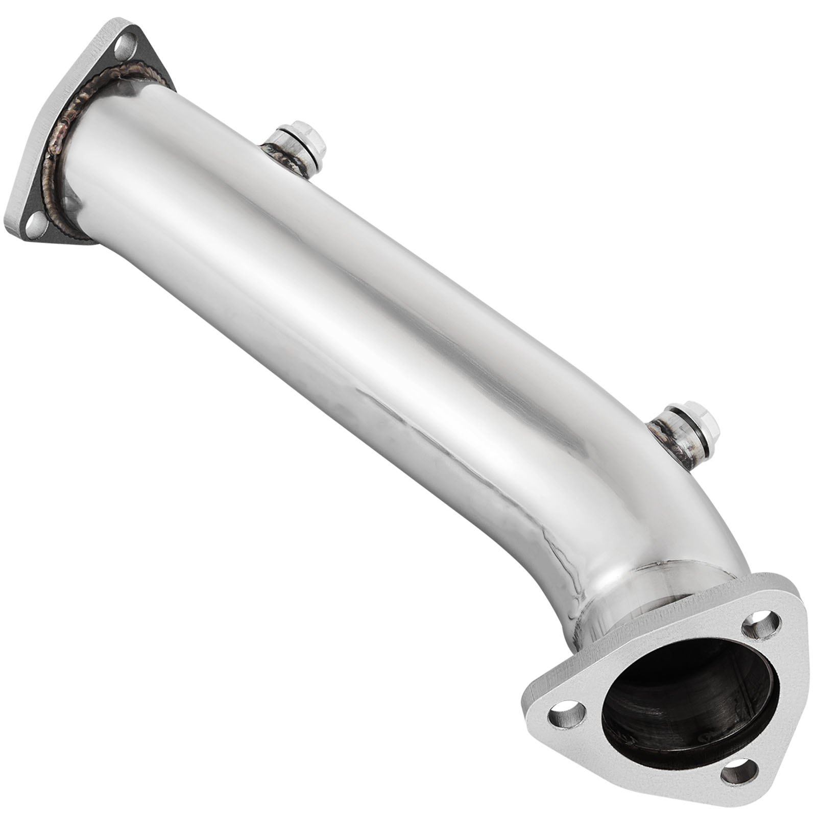 VEVOR High Flow Downpipe Exhaust Converter Pipe Fits 97-05 Audi A4 B5 B6/Passat 1.8T, Up to 10-15 Horsepower, Turbo-Charged 1.8L/1.8T I4 DOHC Engines