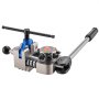 VEVOR 8-delige remleiding-flensset, 37°/45° flensgereedschap voor dubbel en bolvormig flenzen, pijpexpander met 4 sets matrijzen voor buitendiameters van 4,76-9,52 mm, remleidingreparatieset voor voertuigen